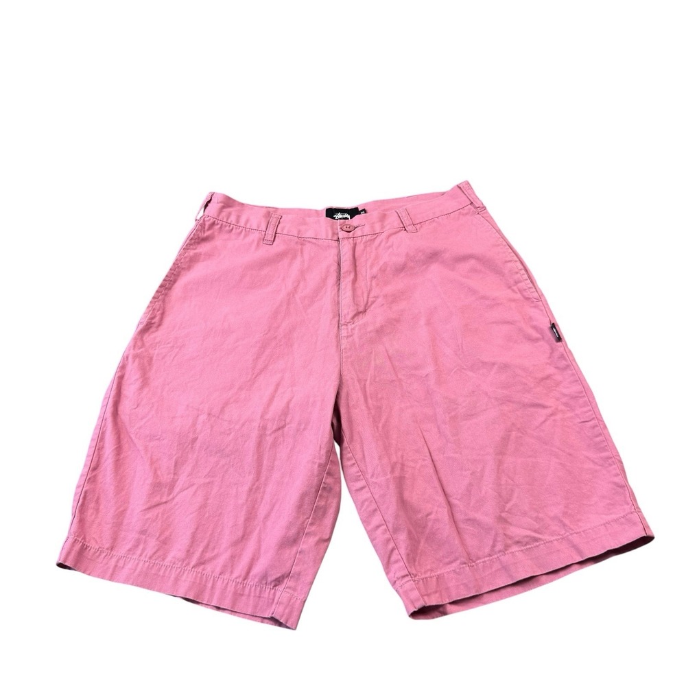 Stussy Pink Cotton Canvas Skater Men's Short Size 30
